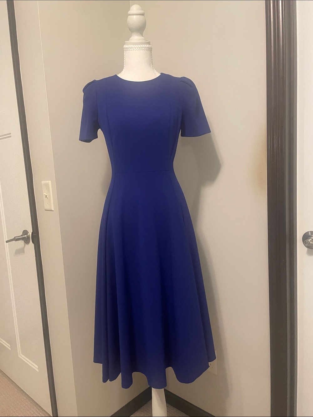 Calvin Klein Royal Blue Midi Dress